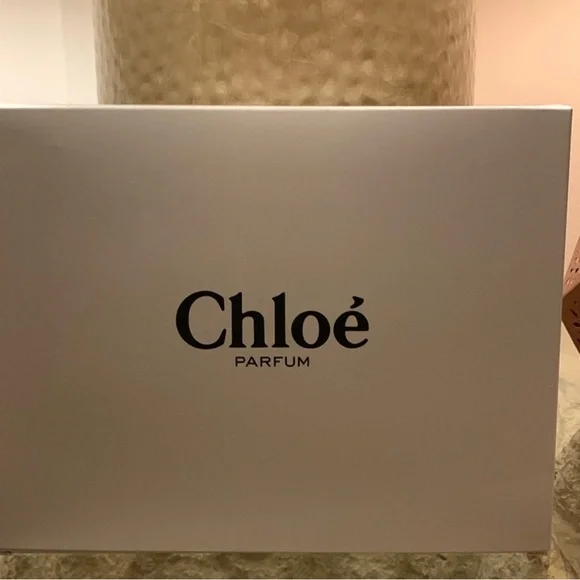 Chloe Canvas Cosmetic Makeup Clutch Pouch NIB - Picture 2 of 9